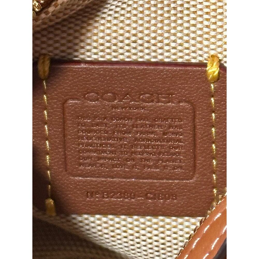 Coach Rogue 12 Mini C1808 Buttercup Yellow Leather Crossbody Bag 1941 - Picture 10 of 11